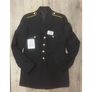U.S Army Uniform Jacket DeRossi & Son Blue Coat Men's New 36 LC
